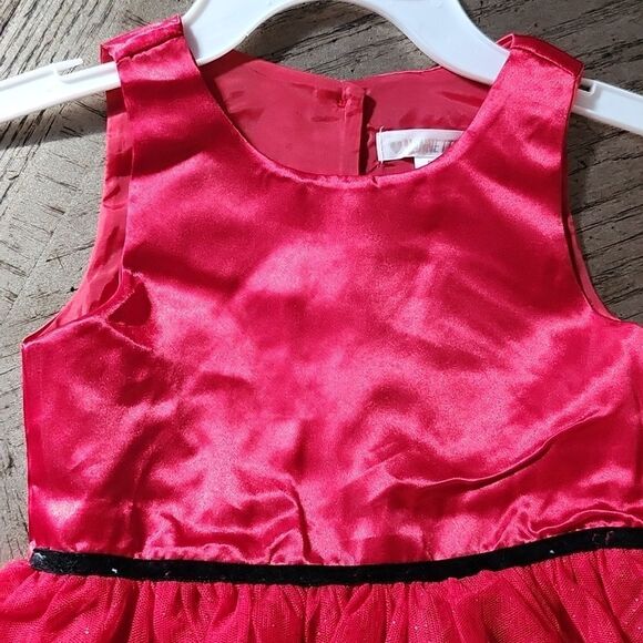 Red Christmas dress size 5 Nannette kids - Picture 4 of 9